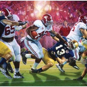 Crimson Dynasty Daniel Moore Alabama Football Prints National Championship 2013